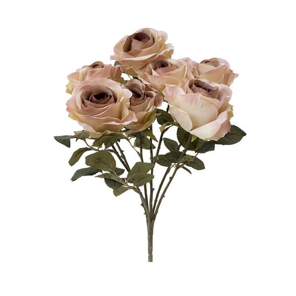 Buquê De Flor Artificial Rosas Envelhecidas Rosê | Formosinha